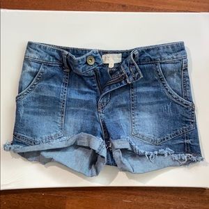 Denim jean shorts